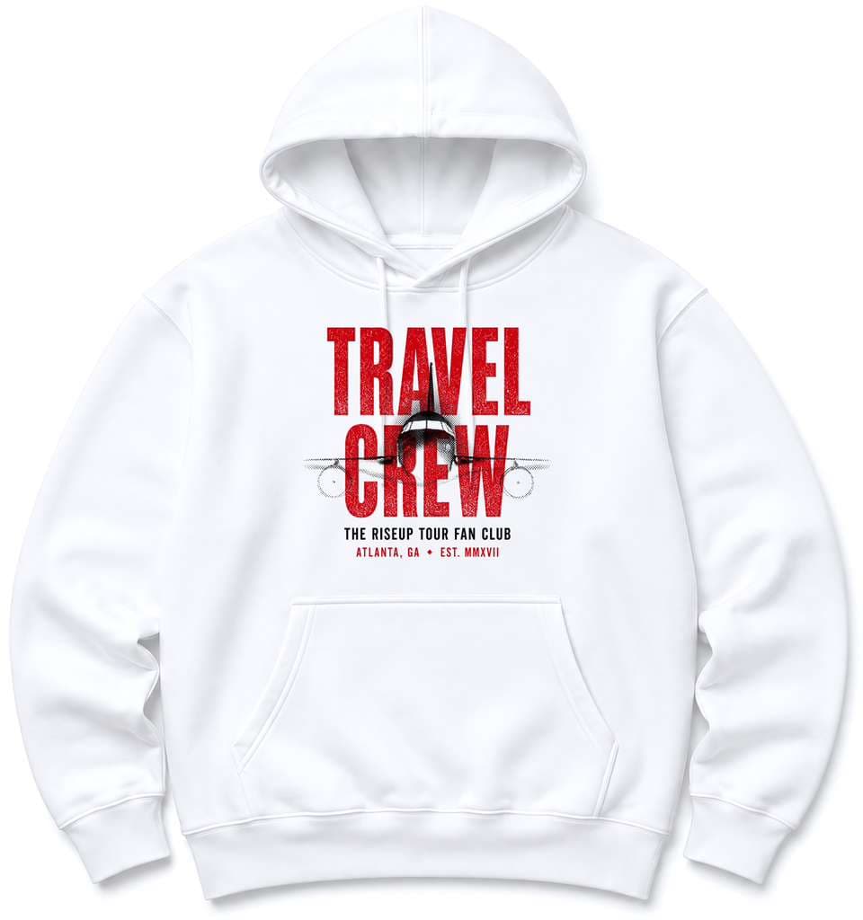 TRTFC Travel Crew White Hoodie