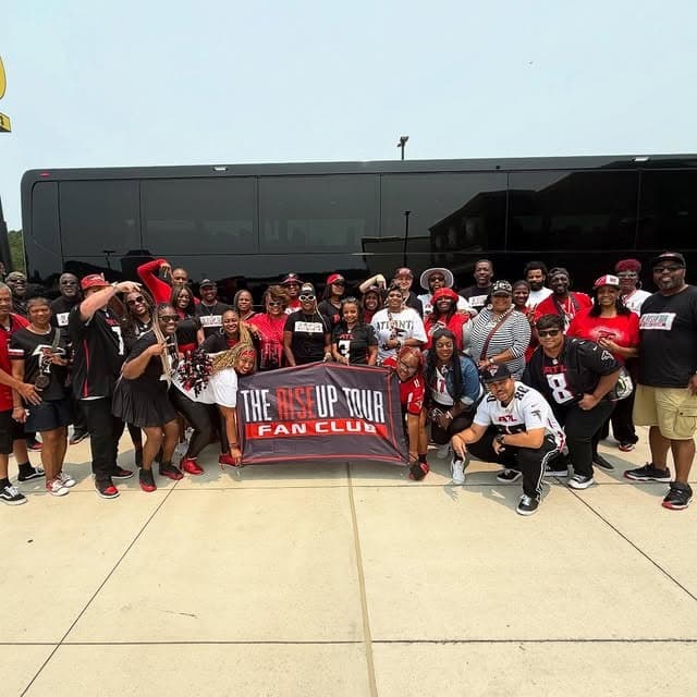 Fans and supporters joining RISEUP initiatives